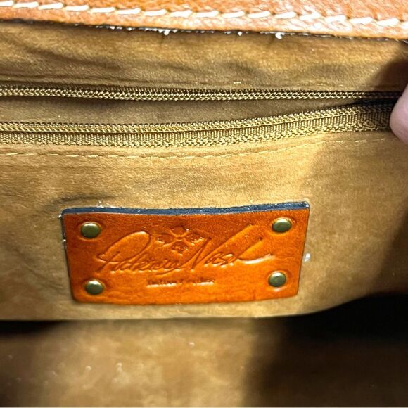 PATRICIA NASH LEATHER FERRARA SATCHEL BAG ENLIGHTENED GARDEN RETIRED FLORAL - Picture 10 of 14